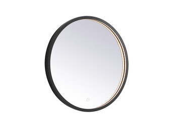 Pier 21 inch LED mirror with adjustable color temperature 3000K/4200K/6400K in black (758|MRE6021BK)