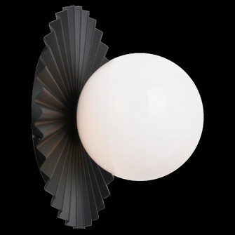 Modern Ruff Wall Sconce, Ceiling Mount (3605|WX83111BKOP)