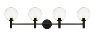 Cosmo Black Wall Sconce (3605|S06004BKCL)
