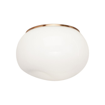 Gelasin Aged Gold Brass Flush Mounts (3605|M14021AGOP)