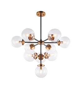 Maru Aged Gold Brass Chandelier (3605|C72310AGCL)
