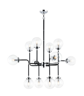 Particles Black and Chrome Pendant (3605|C58212CHCL)
