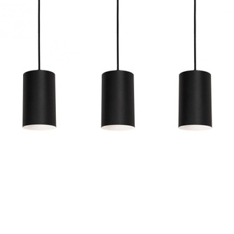Tyke 36'' 3 Light Linear Pendant - BK (1|TYKP04MBBKLNR3)