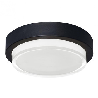 Elm 11in Outdoor LED Flush Mount 20W 120-277V (1|ELMW11LAJUDBK)
