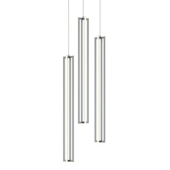 Cass 18'' 3 Light Medium Round Pendant - SN (1|CSSP36L30D1SNRND3)