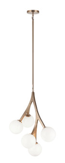 Rami Aged Gold Brass Chandelier (3605|C81505AGOP)