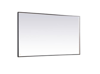 Pier 42x72 inch LED mirror with adjustable color temperature 3000K/4200K/6400K in black (758|MRE64272BK)