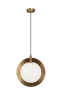 Astro Aged Gold Brass Pendant (3605|C80711AGOP)