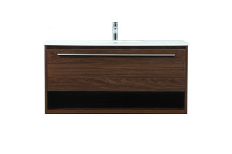 40 Inch Single Bathroom Vanity in Walnut (758|VF43540MWT)