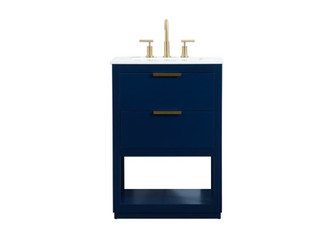 24 Inch Single Bathroom Vanity in Blue (758|VF19224BL)