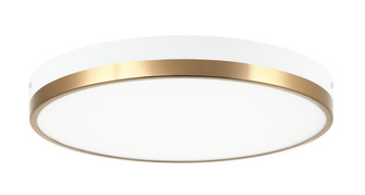 Tone White and Aged Gold Brass Ceiling Mount (3605|M15302WHAG)