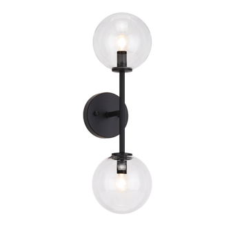 Novo Wall Sconce (3605|W81702BKCL)