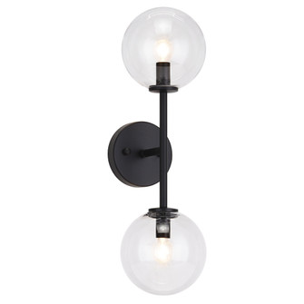 Novo Black Wall Sconce (3605|W81702BKCL)