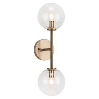 Novo Aged Gold Brass Wall Sconce (3605|W81702AGCL)