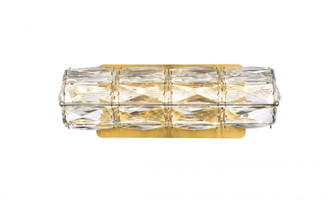 Valetta 12 Inch LED Linear Wall Sconce in Gold (758|3501W12G)