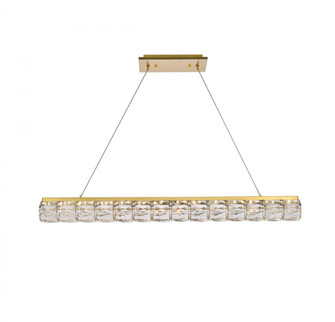 Valetta 42 inch LED linear pendant in gold (758|3501D42G)
