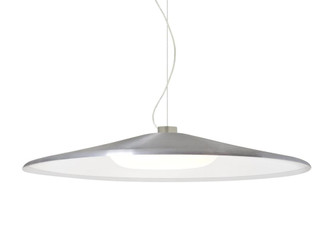 Besa Swan Cable Pendant, Silver/Opal, Satin Nickel Finish, 1x23W LED (127|1KX-SWANSL-LED-SN)