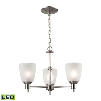 Thomas - Jackson 20'' Wide 3-Light Chandelier - Brushed Nickel (91|1303CH/20-LED)