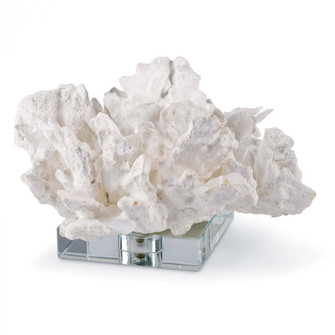 Regina Andrew Flower Coral On Crystal Base (White) (5533|20-1135)
