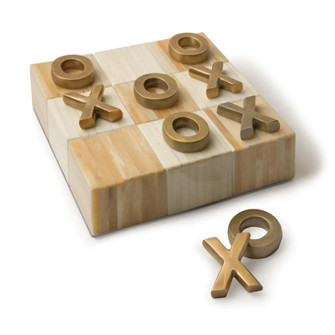 Regina Andrew Tic Tac Toe Flat Board With Brass Pieces (5533|20-1091PB)