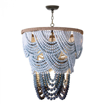 Regina Andrew Ombre Wood Bead Chandelier (5533|16-1179)