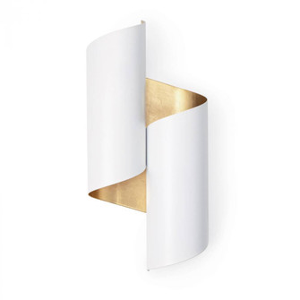Regina Andrew Folio Sconce (White and Gold) (5533|15-1157WT)