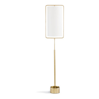 Regina Andrew Geo Rectangle Floor Lamp (Natural Brass) (5533|14-1019NB)