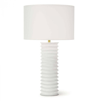 Regina Andrew Nabu Metal Column Table Lamp (White) (5533|13-1482WT)