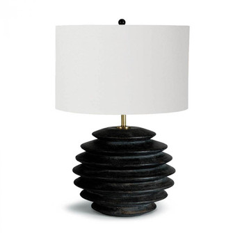 Regina Andrew Accordion Table Lamp Round (Ebony) (5533|13-1209EB)