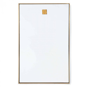 Regina Andrew Hanging Rectangle Mirror (Natural Brass) (5533|21-1046NB)