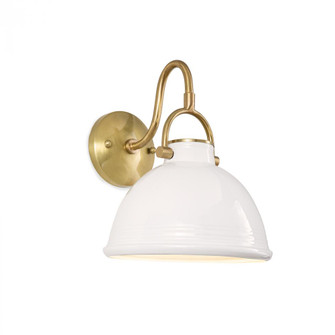 Regina Andrew Eloise Ceramic Sconce (White) (5533|15-1124WT)