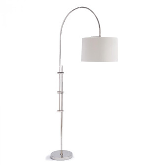 Regina Andrew Arc Floor Lamp With Fabric Shade (Polished Nickel) (5533|14-1004PN)