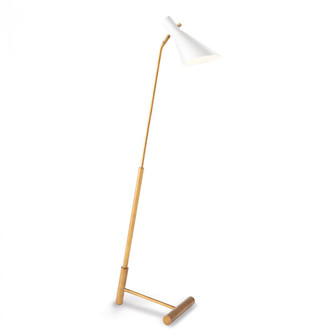 Regina Andrew Spyder Floor Lamp Spyder Floor Lamp (White and Natural Brass) (5533|14-1060WTNB)