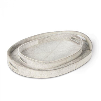 Regina Andrew Andres Hair on Hide Tray Set (Grey) (5533|20-1463GRY)