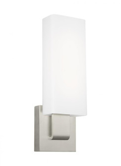 Kisdon Contemporary dimmable LED Wall Sconce Light in a Polished Nickel/Silver Colored finish (7355|700WSKISWWN-LED930)