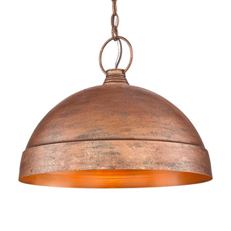 Golden Lighting Lincoln 1-light Pendant in Vintage Copper (36|0318-L VC)