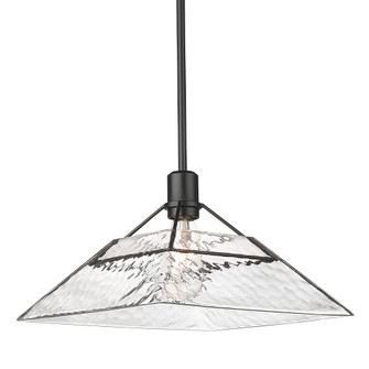 Golden Lighting Kepler 1-light Pendant in Matte Black (36|3308-M BLK-WTG)