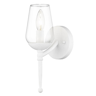Golden Lighting Regent 1-light Wall Sconce in Textured White Plaster (36|1210-1W TWP)