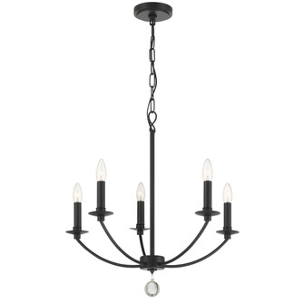 Mila 23'' Black Chandelier (205|MIL-8005-BK)