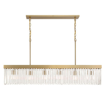 Emory 49'' Modern Gold Linear Chandelier (205|EMO-5407-MG)