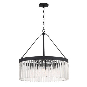 Emory 24'' Black Forged Chandelier (205|EMO-5406-BF)
