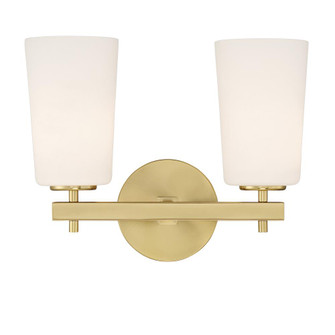 Colton 2 Light Aged Brass Bathroom Vanity (205|COL-102-AG)