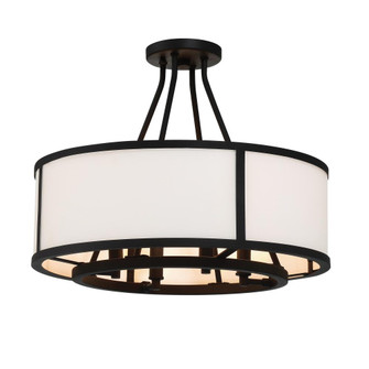 Bryant 18'' Black Forged Semi Flush Mount (205|BRY-8004-BF_CEILING)