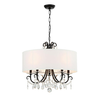 Othello 24'' Matte Black Chandelier (205|6625-MK-CL-MWP)