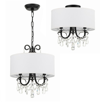 Othello 14'' Matte Black Chandelier (205|6623-MK-CL-MWP)