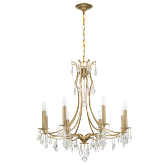 Cedar 8 Light Vibrant Gold Chandelier (205|5938-VG-CL-MWP)