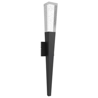 The Original Glacier 32''H LED Wall Sconce in Black/Aspen Crystal (4450|HF3040-BK)