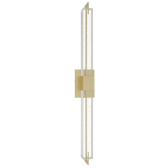 The Original Glacier 39''H LED Wall Sconce in Brushed Brass/Bubbled (4450|HF3012-BB-XL)
