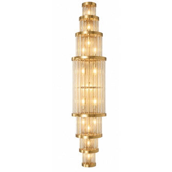 Waldorf 50''H Wall Sconce in Aged Brass (4450|HF1923-AB)