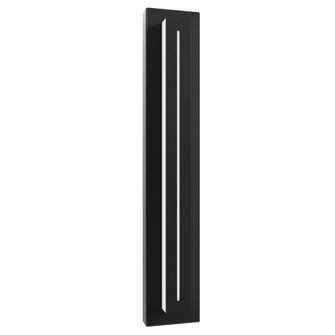 Avenue Outdoor 28''H Raised Panel LED Wall Sconce in Black (4450|AV3228-BLK)